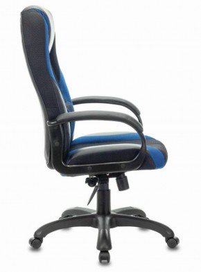 Кресло компьютерное BRABIX PREMIUM "Rapid GM-102" (экокожа/ткань, черное/синее) 532106 в Первоуральске - pervouralsk.ok-mebel.com | фото 3
