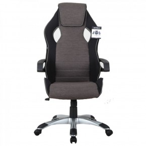 Кресло компьютерное BRABIX Techno GM-002 (ткань) черное/серое, вставки белые (531815) в Первоуральске - pervouralsk.ok-mebel.com | фото 3