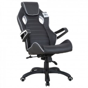 Кресло компьютерное BRABIX Techno Pro GM-003 (экокожа черное/серое, вставки серые) 531814 в Первоуральске - pervouralsk.ok-mebel.com | фото 4