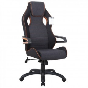 Кресло компьютерное BRABIX Techno Pro GM-003 (ткань черное/серое, вставки оранжевые) 531813 в Первоуральске - pervouralsk.ok-mebel.com | фото