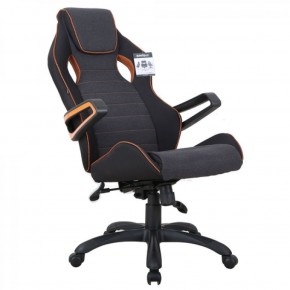 Кресло компьютерное BRABIX Techno Pro GM-003 (ткань черное/серое, вставки оранжевые) 531813 в Первоуральске - pervouralsk.ok-mebel.com | фото 8