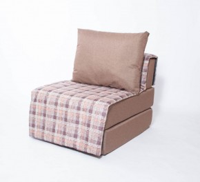 Кресло-кровать бескаркасное Харви (коричневый-квадро беж) в Первоуральске - pervouralsk.ok-mebel.com | фото 1