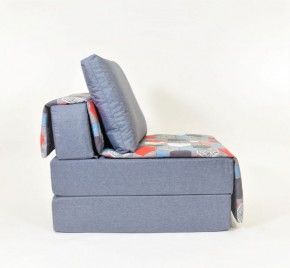Кресло-кровать бескаркасное Харви (серый-геометрия слейт) в Первоуральске - pervouralsk.ok-mebel.com | фото 2