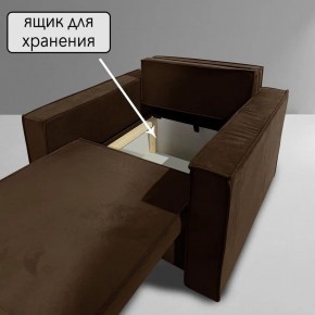 Кресло-кровать Принц КК1-ВК (велюр коричневый) в Первоуральске - pervouralsk.ok-mebel.com | фото 6