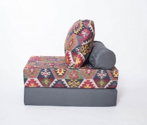 Кресло-кровать-пуф бескаркасное Прайм (мехико серый-графит) в Первоуральске - pervouralsk.ok-mebel.com | фото