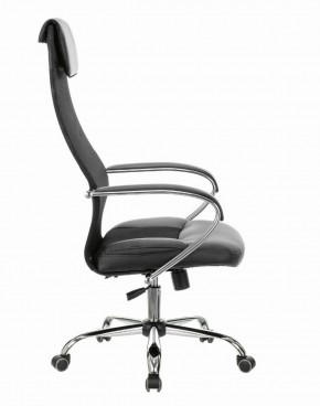 Кресло офисное BRABIX PREMIUM "Stalker EX-608 CH" (хром, ткань-сетка/кожзам, черное) 532091 в Первоуральске - pervouralsk.ok-mebel.com | фото 2