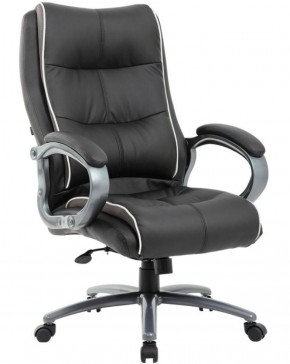 Кресло офисное BRABIX PREMIUM "Strong HD-009" (экокожа черная, ткань серая) 531945 в Первоуральске - pervouralsk.ok-mebel.com | фото