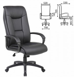 Кресло офисное BRABIX PREMIUM "Work EX-513" (экокожа, черное) 531943 в Первоуральске - pervouralsk.ok-mebel.com | фото 2