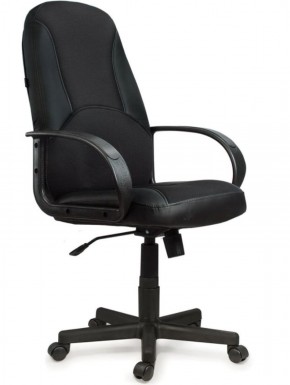 Кресло офисное BRABIX "City EX-512" (кожзам черный, ткань черная) 531407 в Первоуральске - pervouralsk.ok-mebel.com | фото