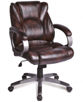 Кресло офисное BRABIX "Eldorado EX-504" (коричневое) 530875 в Первоуральске - pervouralsk.ok-mebel.com | фото 1