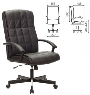 Кресло офисное BRABIX "Quadro EX-524" (черное) 532104 в Первоуральске - pervouralsk.ok-mebel.com | фото 2