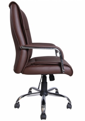 Кресло офисное BRABIX "Space EX-508" (экокожа, хром, коричневое) 531164 в Первоуральске - pervouralsk.ok-mebel.com | фото 2