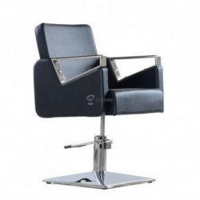 Кресло парикмахерское Barneo 6300V5 черное в Первоуральске - pervouralsk.ok-mebel.com | фото