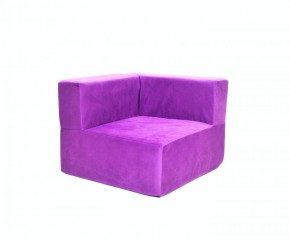 Кресло-угловое-модуль бескаркасное Тетрис 30 (Фиолетовый) в Первоуральске - pervouralsk.ok-mebel.com | фото