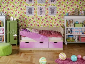 Кровать Бабочки (Сиреневый металлик) 1600 в Первоуральске - pervouralsk.ok-mebel.com | фото