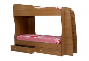 Кровать детская 2-х ярусная Юниор-1 (800*2000) ЛДСП в Первоуральске - pervouralsk.ok-mebel.com | фото