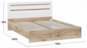 Кровать двуспальная Фьюжн ТД-260.01.03 в Первоуральске - pervouralsk.ok-mebel.com | фото 3