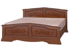 ЕЛЕНА Кровать из массива 1200 (Орех) в Первоуральске - pervouralsk.ok-mebel.com | фото