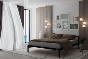 Кровать Мета с матрасом 1200 (черный) в Первоуральске - pervouralsk.ok-mebel.com | фото 2