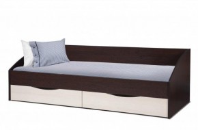 Кровать одинарная "Фея - 3" симметричная New (2000Х900) венге/вудлайн кремовый в Первоуральске - pervouralsk.ok-mebel.com | фото