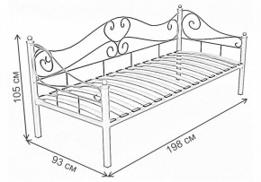 Кровать односпальная Венеция в Первоуральске - pervouralsk.ok-mebel.com | фото 3