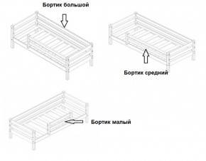 Кровать одноярусная Сонечка (800*1900) модульная в Первоуральске - pervouralsk.ok-mebel.com | фото 3