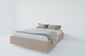 Кровать Подиум с ПМ 1200 (велюр серый) в Первоуральске - pervouralsk.ok-mebel.com | фото