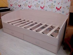 Кровать Соло-софа 1 с ящиками в Первоуральске - pervouralsk.ok-mebel.com | фото 2