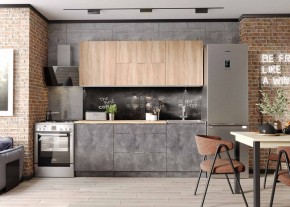 Кухонный гарнитур Асти-дуб сонома 1,8 в Первоуральске - pervouralsk.ok-mebel.com | фото