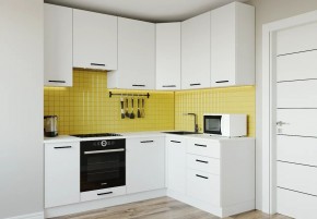 Кухонный гарнитур Белый Глянец 2200*1600 h950 (Стол. 38мм) в Первоуральске - pervouralsk.ok-mebel.com | фото