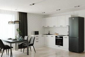 Кухонный гарнитур Белый Глянец 2600*1600 (Стол. 26мм) в Первоуральске - pervouralsk.ok-mebel.com | фото