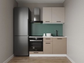 Кухонный гарнитур Каппучино 1600 (Стол. 38мм) в Первоуральске - pervouralsk.ok-mebel.com | фото