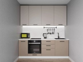 Кухонный гарнитур Каппучино 2200 h950 (Стол. 38мм) в Первоуральске - pervouralsk.ok-mebel.com | фото