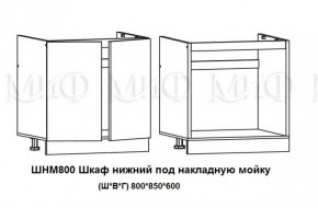 ЛИЗА-2 Кухонный гарнитур 1,6 Белый глянец холодный в Первоуральске - pervouralsk.ok-mebel.com | фото 6