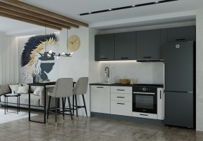 Кухонный гарнитур Лофт 2550 (Стол. 26мм) в Первоуральске - pervouralsk.ok-mebel.com | фото