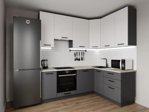 Кухонный гарнитур Меренга 2200*1600 h950 (Стол. 38мм) в Первоуральске - pervouralsk.ok-mebel.com | фото
