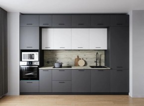 Кухонный гарнитур Меренга 3400 (Стол. 26мм) в Первоуральске - pervouralsk.ok-mebel.com | фото