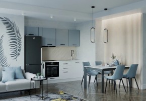Кухонный гарнитур Ниагара 2550 (Стол. 38мм) в Первоуральске - pervouralsk.ok-mebel.com | фото
