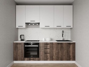 Кухонный гарнитур Старое Дерево 2400 h950 (Стол. 38мм) в Первоуральске - pervouralsk.ok-mebel.com | фото