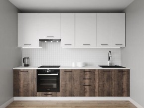 Кухонный гарнитур Старое Дерево 3000 h950 (Стол. 38мм) в Первоуральске - pervouralsk.ok-mebel.com | фото