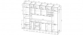 Кухонный гарнитур Старое Дерево 3400 (Стол. 38мм) в Первоуральске - pervouralsk.ok-mebel.com | фото 2