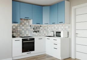 Кухонный гарнитур угловой Капри 2200х1600 h950 (Стол. 38мм) в Первоуральске - pervouralsk.ok-mebel.com | фото