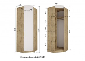 ЛАВИС Детская (модульная) белый/роза-белый софт/ручка золотая в Первоуральске - pervouralsk.ok-mebel.com | фото 11