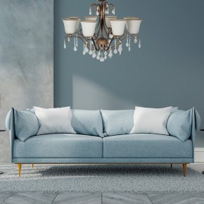 Люстра на штанге Arti Lampadari Borgese Borgese E 1.1.8.602 GB в Первоуральске - pervouralsk.ok-mebel.com | фото 2