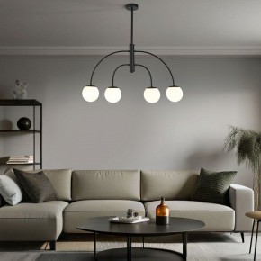 Люстра на штанге Eurosvet Cenacolo 30179/4 черный в Первоуральске - pervouralsk.ok-mebel.com | фото 2