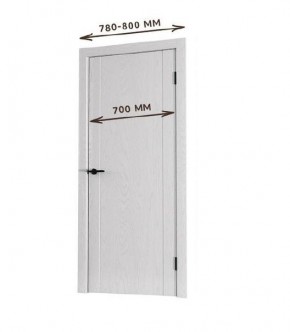 Межкомнатная дверь Bolivar Каньон браун (комплект) 700 в Первоуральске - pervouralsk.ok-mebel.com | фото