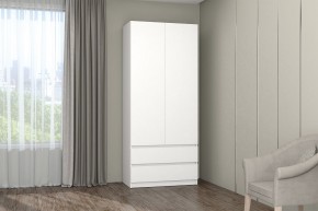 МС "Хилтон" Шкаф №3 900 (Белый текстурный) в Первоуральске - pervouralsk.ok-mebel.com | фото