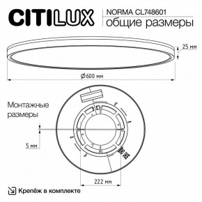Накладной светильник Citilux Norma CL748601 в Первоуральске - pervouralsk.ok-mebel.com | фото 11
