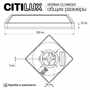 Накладной светильник Citilux Norma CL748K301 в Первоуральске - pervouralsk.ok-mebel.com | фото 11