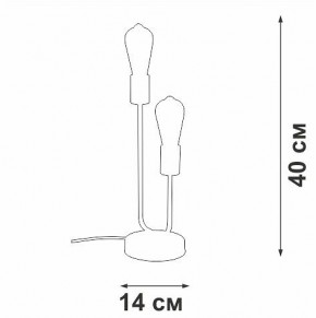 Настольная лампа декоративная Vitaluce V3005 V3005-1/2L в Первоуральске - pervouralsk.ok-mebel.com | фото 5